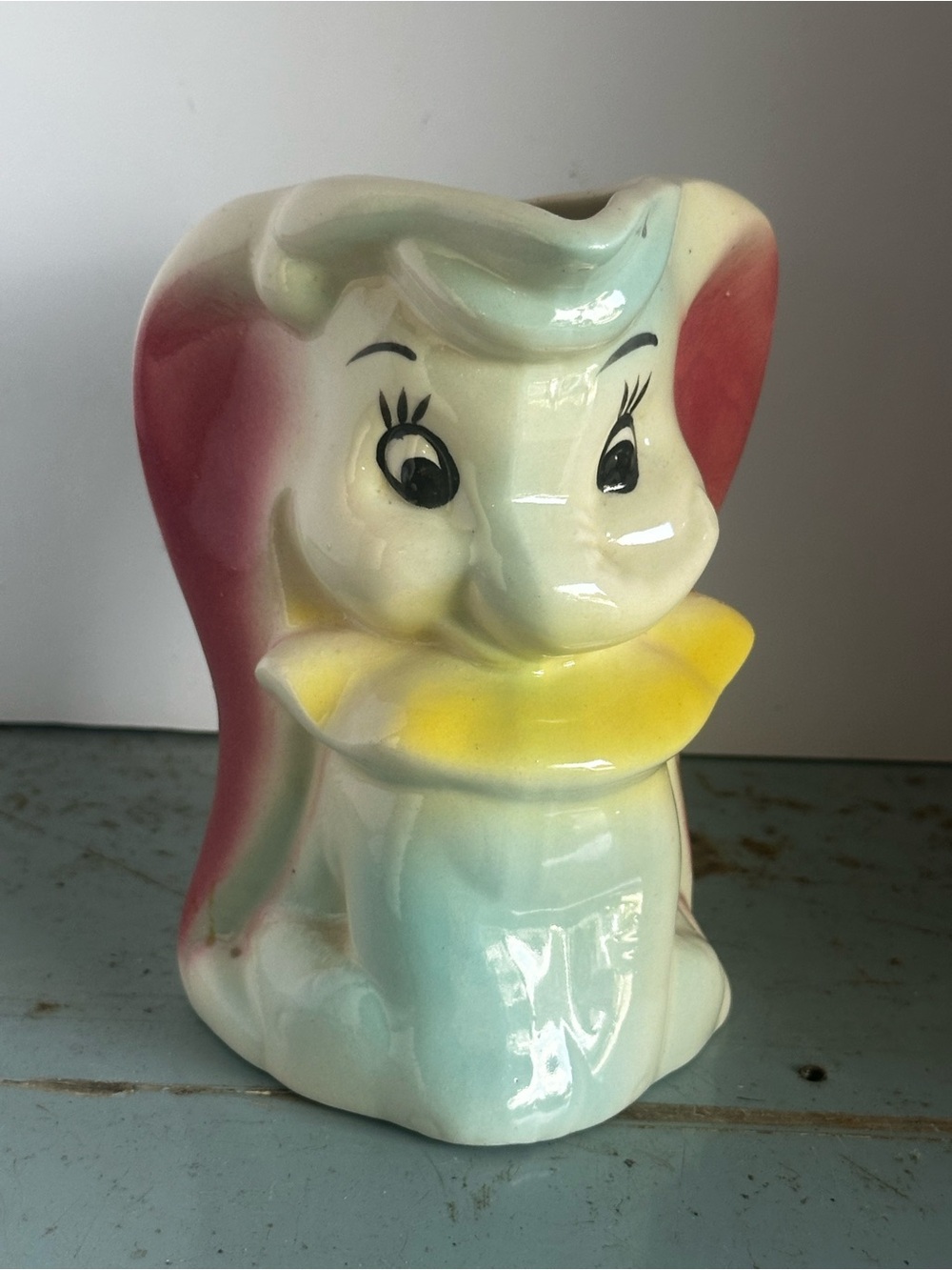 1940’s Pastel Elephant Pitcher “Dumbo” inspired Nursery Decor